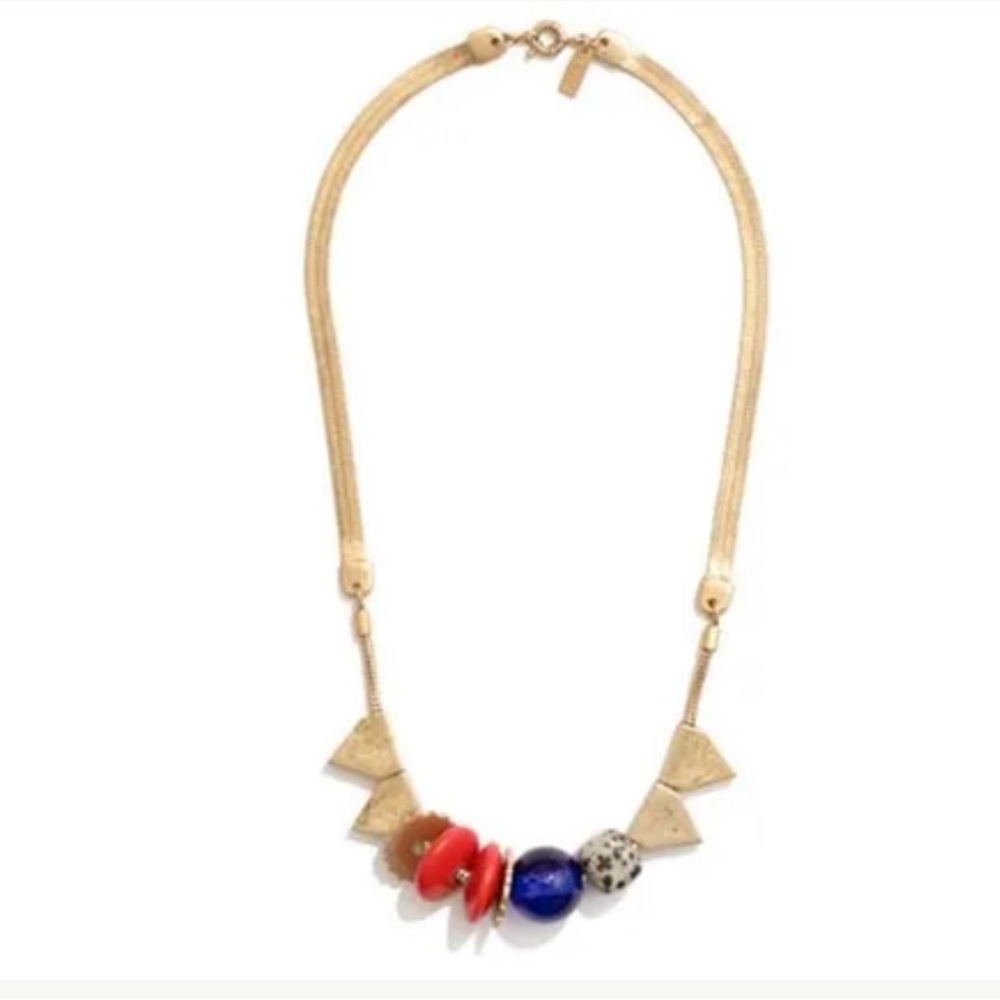 Madewell Gold and Red Statement Necklace
Spring